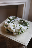 Frida Blanco, biały wianek na głowę, rozmiar uniwersalny