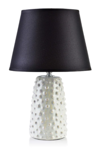 lampa stołowa z ceramiczną podstawą, Letti Beige G , wys.35cM