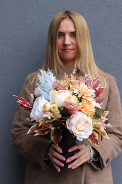 Morelli 3, bukiet nagrobny we wkładzie, dł.32cm