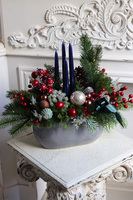 Nevilla, adwentowy stroik ze świecami LED