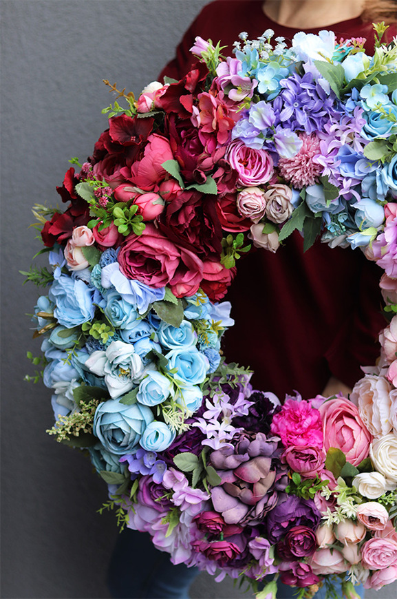 Caryca Katarzyna Dreamiosa 2, bogaty wianek na drzwi