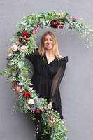 Koriana 2, girlanda roślinna na drzwi