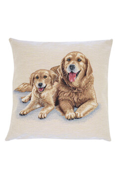 Pets, poszewka gobelinowa dwustronna, Golden Retriever, 45x45cm