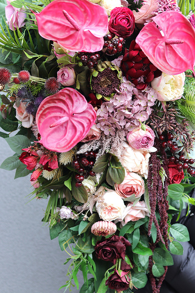 Bordonetta, elegancka wiązanka nagrobna