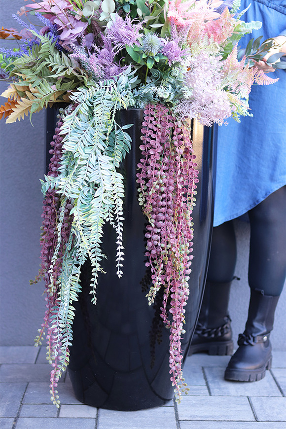 Moko Wrzosy Fiberglass 2, podłogowa dekoracja jesienna