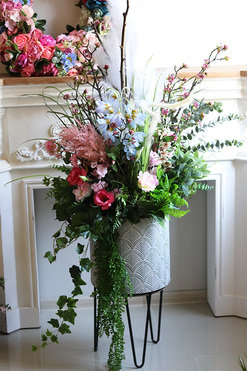 Freddata Spring, wiosenna kompozycja roślinna, wys.155cm