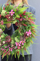 Heather Rossi, wianek dekoracyjny z wrzosami