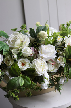 Golderita Laos, kompozycja w ceramicznej łódce, wym.32x100cm