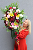 Ksylana, kompozycja nagrobna w naczyniu