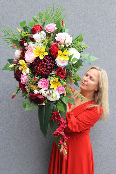 Ksylana, kompozycja nagrobna w naczyniu