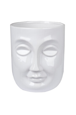 Pacific Face, osłonka z twarzą, biała, wym.22x18cm