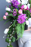 Amira Volcan Fiolet, komplet dekoracji nagrobnych