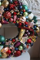 Funky Christmas 2, świąteczny wianek dekoracyjny