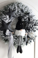 Black Winter, zimowy wianek na drzwi