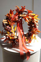 Boho Energy, dekoracyjny wianek ze stabilizowanych roślin, śr.30cm