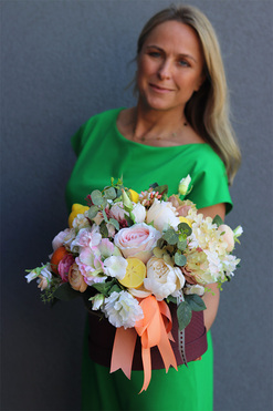 flowerbox z owocami, Mamma Mia Bertara, wym.33x37cm