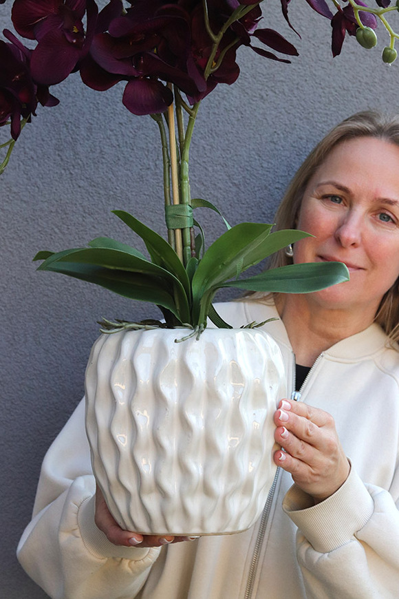 Purple Odyssey, wysokiej jakości sztuczny storczyk