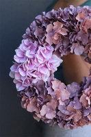 Violetta 2 wianek z fioletowych hortensji