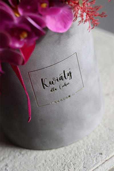 Octavia, welurowy flowerbox