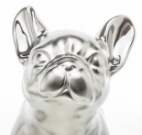 ceramiczna Figurka Pies Silver, wym.15.5x10x16cm