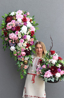 Felinata, kompozycja nagrobna w naczyniu