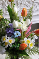 Wera New, bukiet nagrobny we wkładzie do wazonu	