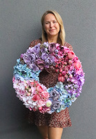 bardzo duży wianek na drzwi Bogactwo Natury Summer