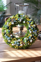 Eveline Easter, wianek wielkanocny z niezapominajkami