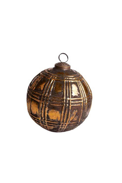 Bosco Golden Eve 10B, złota bombka śr.10cm, kpl.6szt