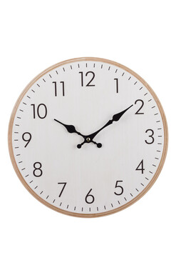 Basic, stylowy zegar ścienny, śr.34cm