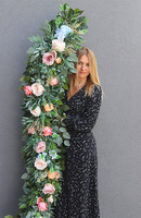 Eligia Deluna 2, girlanda z wysokiej jakości kwiatów