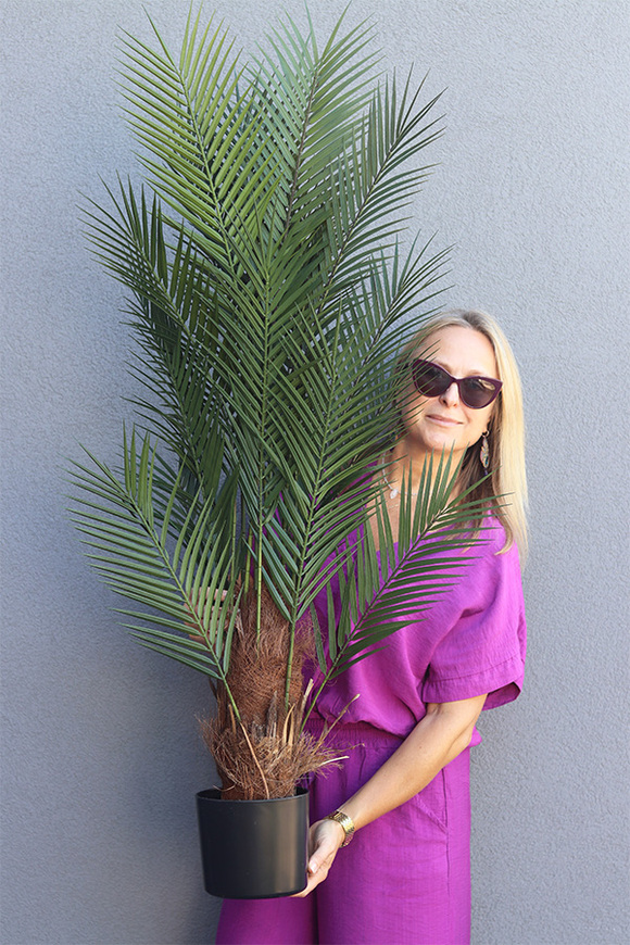 Palma Magellania, sztuczna roślina w doniczce, wys.130cm