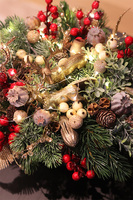 Moko Xmas, świąteczny stroik LED z jeleniem