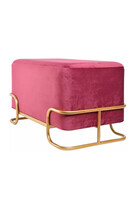 Coraline, welurowa pufa / siedzisko, wym.62x36x36cm