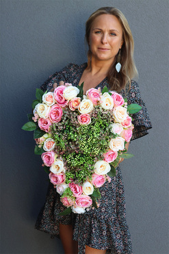 serce nagrobne Berino, wym.17x50x33cm  