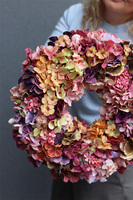 Apperiana, wianek z hortensji na drzwi