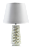 lampa stołowa z ceramiczną podstawą, Letti Beige H, wys.30cm