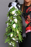 Tulipe, elegancka girlanda nagrobna