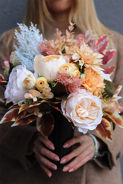 Morelli 3, bukiet nagrobny we wkładzie, dł.32cm