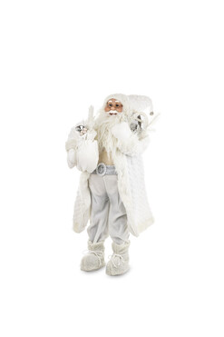 Mróz, bożonarodzeniowa figurka miękki stojący Mikołaj, wys.93cm