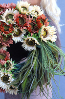 Roderio, wieniec nagrobny ze słonecznikami, śr.58cm