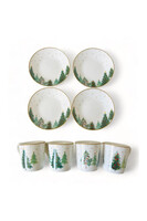 Choinkowy Las, komplet filiżanek do espresso