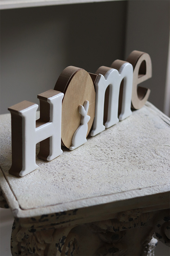 litery drewniane Home Dekor wym. jednej litery