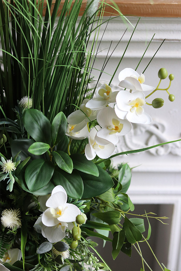 Villano Premium, kompozycja w wysokim wazonie