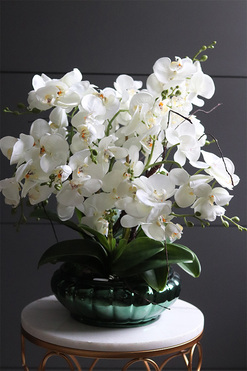 Greendeco Carrington, wysokiej jakości sztuczny storczyk, wys.54cm