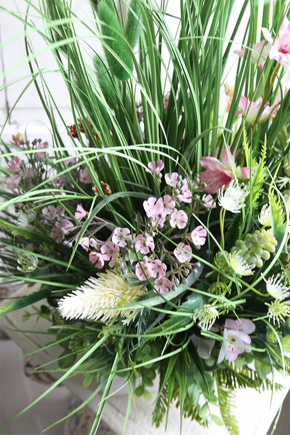 kompozycja traw i polnych kwiatów, Letnia Łąka, wys.60cm