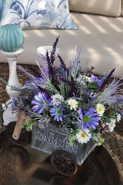 Bicycletta, rowerek kwiatowy / dekoracja, wym.35x45x23cm 