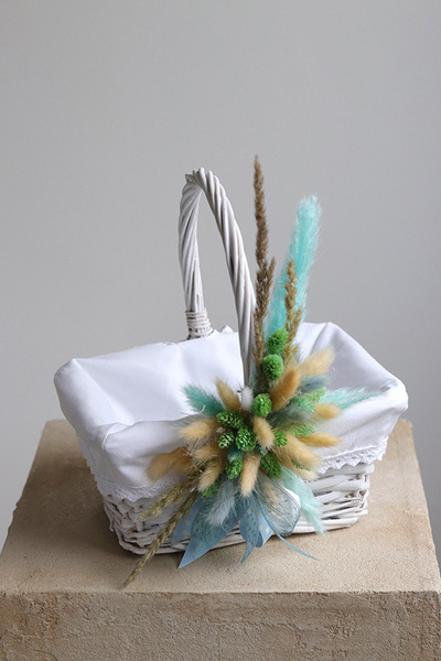 Drettena, dekorowany koszyczek wielkanocny, wys.23cm