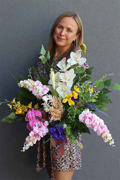 Egzotyczna Kraina, kolorowy bukiet do wazonu