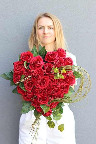 Red Grette, komplet & bukiet, komplet nagrobny